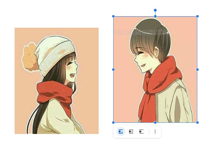 Mẫu ảnh avatar đôi  cặp đẹp nhất cho mùa Giáng sinh 2020