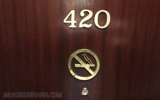420 là gì? Biển phòng 420