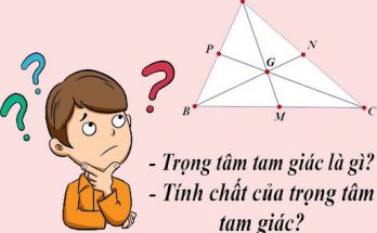 Trọng tâm tam giác là gì