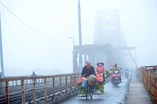 Gió mùa Đông Bắc tạo nên mùa đông lạnh ở miền Bắc Việt Nam