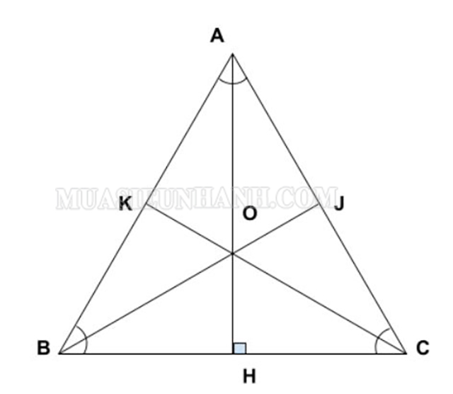 Đường trung tuyến của tam giác đều