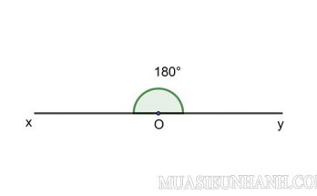 Góc bẹt có số đo bằng 180 độ